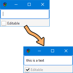 Current example output