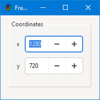 Current example output