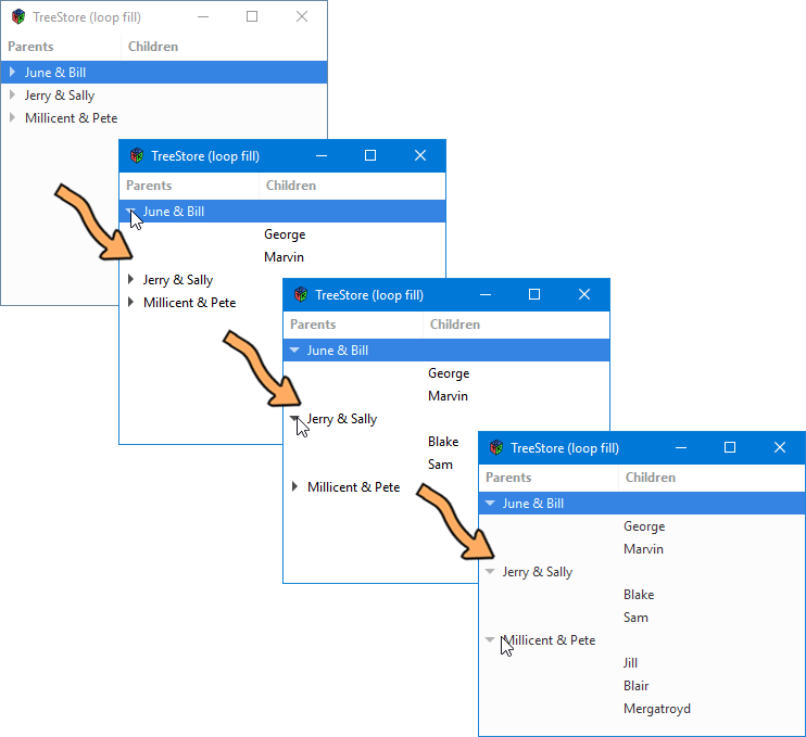 Current example output